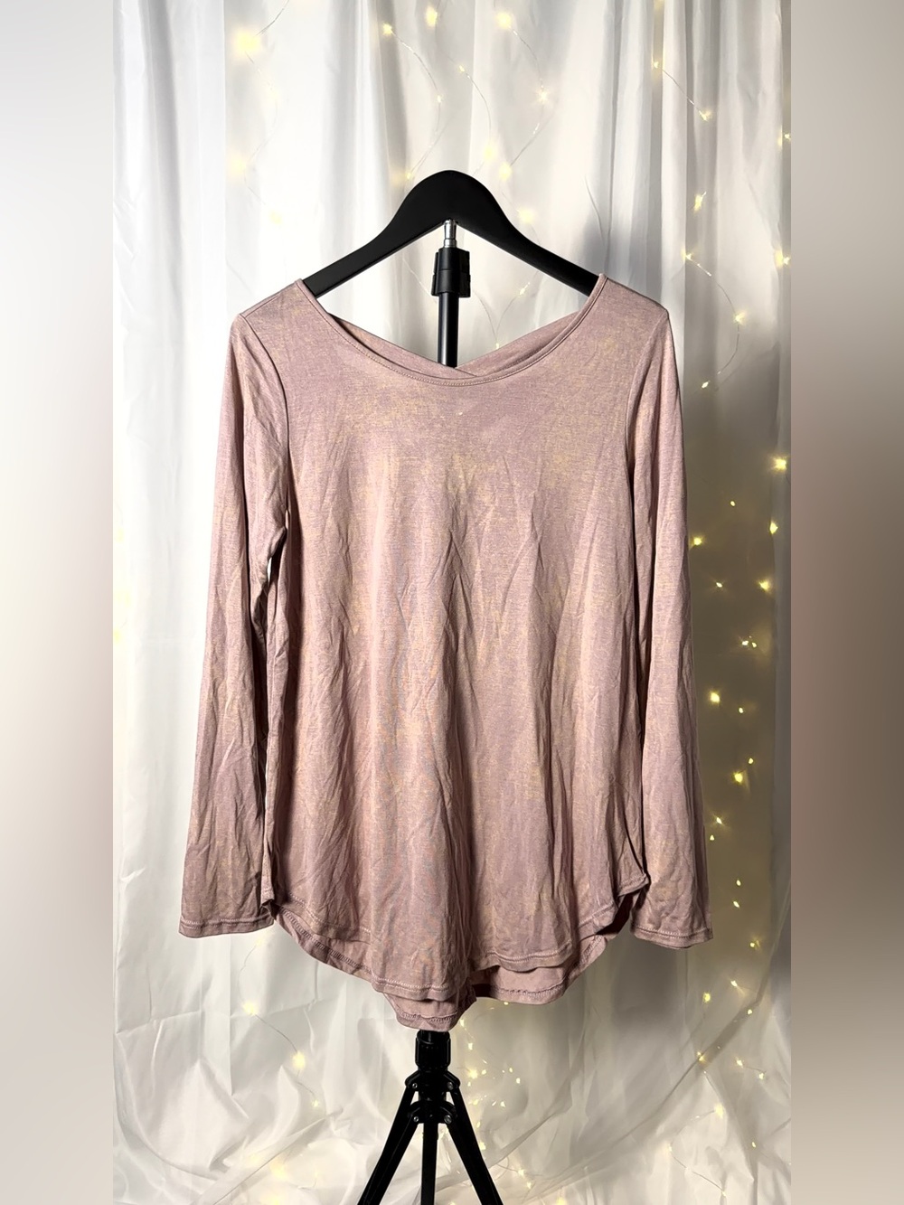 Ella Mara Mauve Cross Back Top — Available in Medium & Large